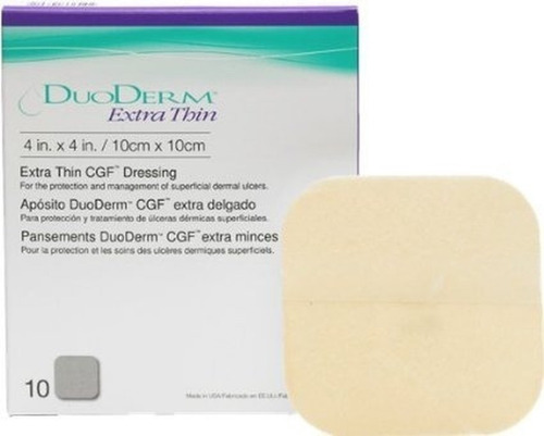 Imagen 4 de 4 de Duoderm Extra Thin Cgf Apósito 10 X 10 Cm (original)