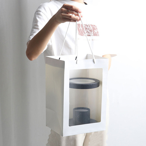 Arreglador Floral Acrílico Para Abrazar Flores, Cubo Con For