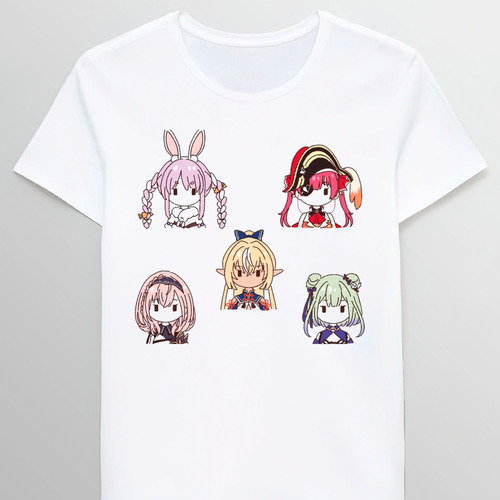 Remera Shiranui Flareuruha Rushia Usada Pekorashiro 80522610