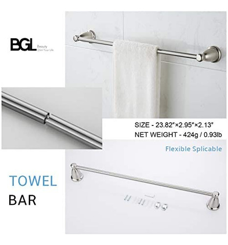 Bgl Juego De Accesorios De Baño De 4 Piezas Juego De Accesor