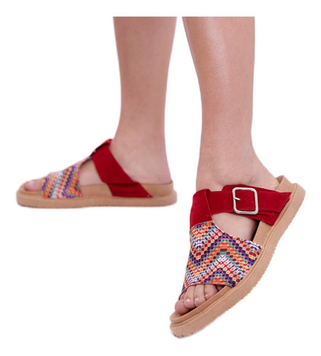 Sandalias Mujer Plataforma Baja Moda Livianas Ruana Comodas