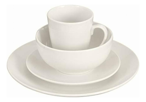 Gibson Home 16 Piece Ogalla Dinnerware Set, White