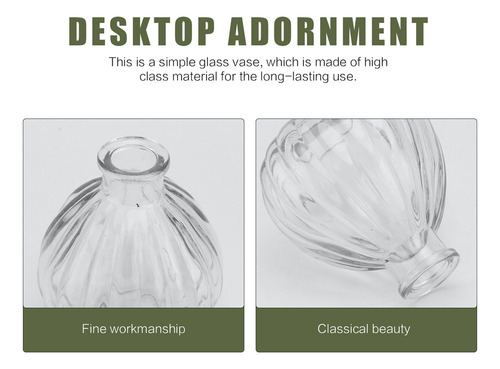 Jarrón Transparente De Cristal Para Decoración De Bodas, 4 U