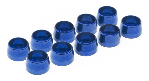 Arandelas Anodizadas Tipo Copa 6mm X 10 Unidades Azul Rb
