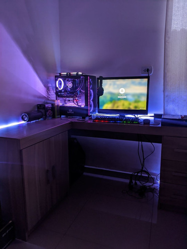 Pc Gamer Octa-core,water Cooler Rgb , 12 Gb Ram
