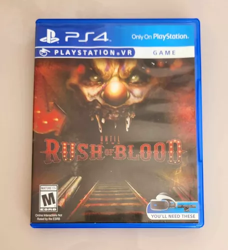 Until Dawn: Rush Of Blood - Ps4 VR - Game Games - Loja de Games