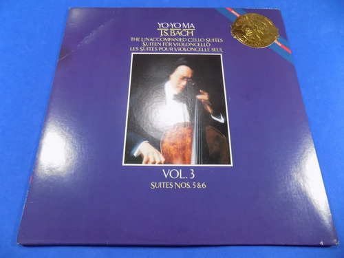 Bach, Yo Yo Ma The Unaccompanied Cello Suites Vol.. Vinilo 