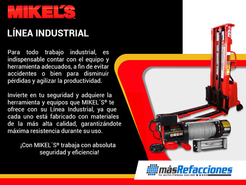 Montacargas Hidraulico Manual (1 Ton) Mikels