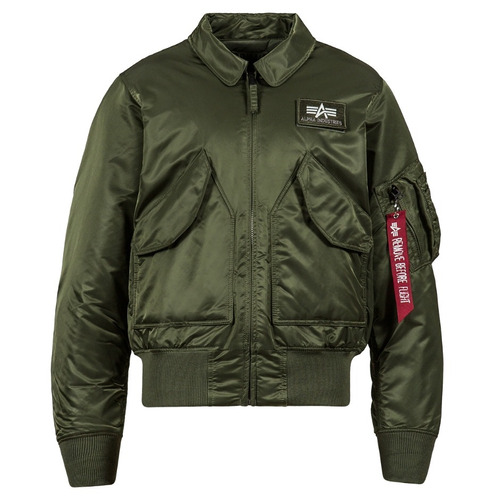 Chaqueta Alpha Mod Cwu-45/p  Sage Verde (xl) C/cuello