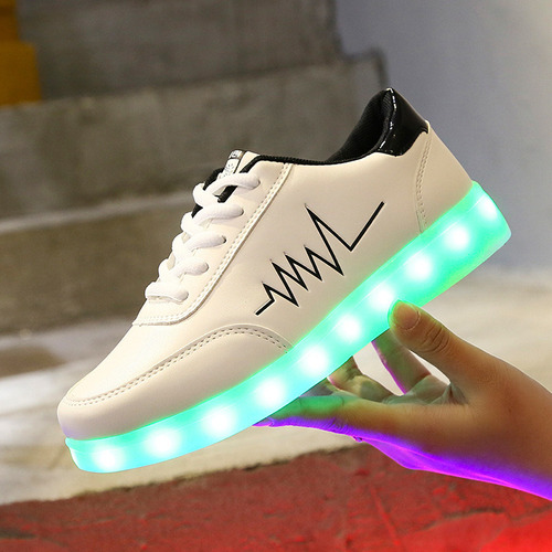 Zapatillas Deportivas Con Luces Led Para Mujer Y Hombre