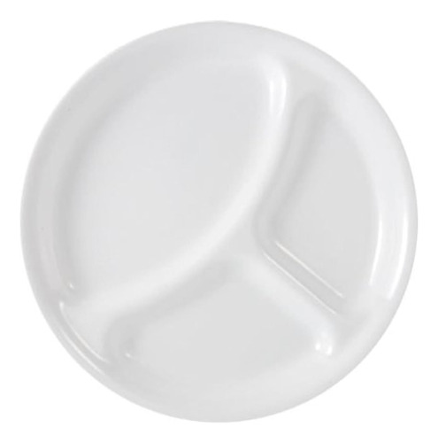 Vajilla De Cocina Plato Dividido Corelle, Color Blanco Escar