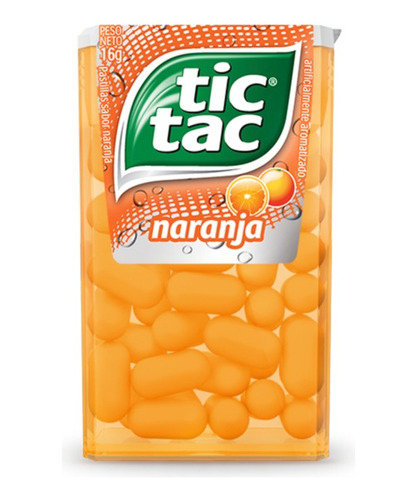 Pastillas Tic Tac Naranja 12 X 16gr