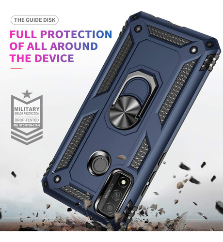 Funda Shockproof Para Huawei P30 Lite + Cristal 21d