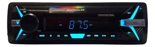 Estéreo para auto Monster Sound X 1100 con USB, bluetooth y lector de tarjeta SD