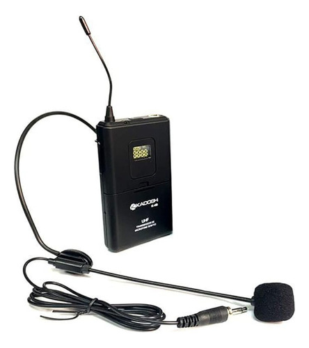Microfone Sem Fio Duplo De Cabeça Headset Kadosh K392 H Uhf