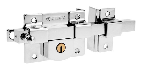 Cerradura Barra Libre Derecha Deslizable Laton Llave 43517