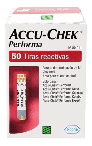 Tiras Para Glucómetro Accu-chek  X 100 Unidades