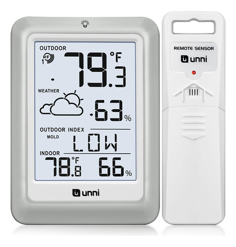 Termómetro Para Interiores Y Exteriores, Higrómetro, Estació