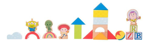 Set De Figuras Toy Story De Madera X20 Multicolor Disney