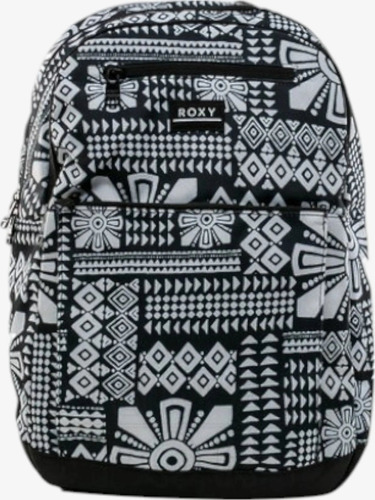 Mochila Roxy Here You Are Printed Negro Blanco Default Title