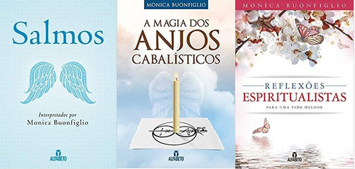 Kit 3 Livros Monica Buonfiglio Salmos + A Magia Dos Anjos