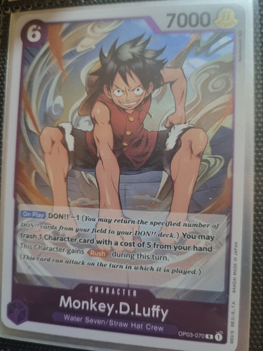 Monkey.d.luffy Carta One Piece Tcg Original+10 Cartas