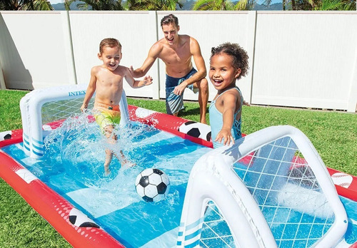 Alberca Inflable Infantil Juegos Deporte Futbol 57147 Intex