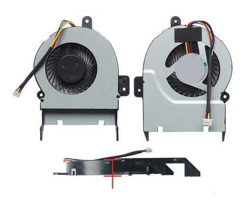 Ventilador Asus X45 X45a X45u X55 X55u X55a X55v X55vd 9 Mm