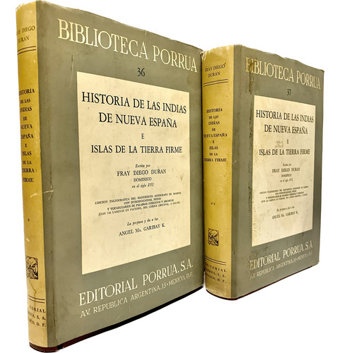 Historia De Las Indias De Nueva España De Fray Diego Duran