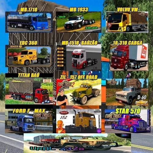 Jogo Euro Truck Simulator 2 Brasil Total 2020 Envio Imediato