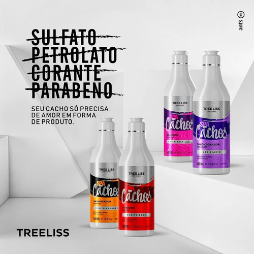 Kit Ativador De Cachos Tree Liss