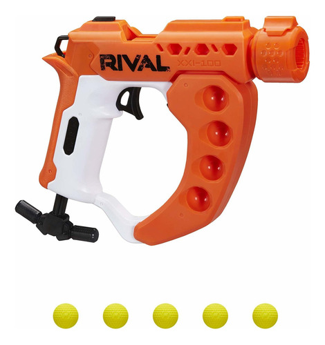 Pistola Juguete Nerf Disparo De Curva Rival  Flex Xxi100 Nfr