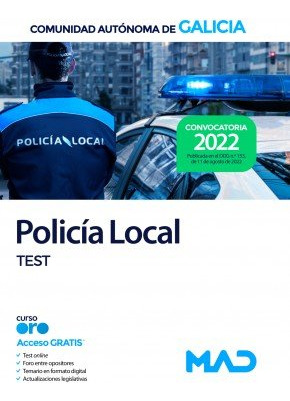 Libro Policia Local Comunidad Autonoma Galicia Test. - Ca...