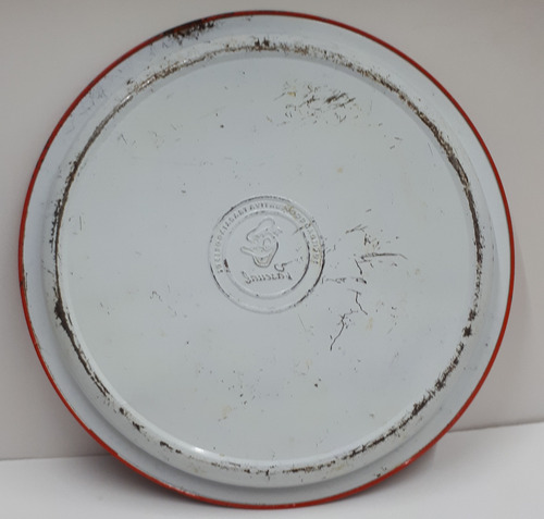 Antigua Charola Metálica De Refrescos Boing De Frutas, 50s (Usado)