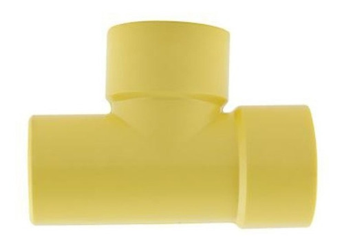 Tee Pvc 110mm 4 Pulgadas Aguas Negras Amarillo Tubrica