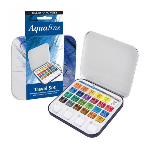 Acuarela Aquafine Lata X24 Pastillas Dalerrowney Microcentro