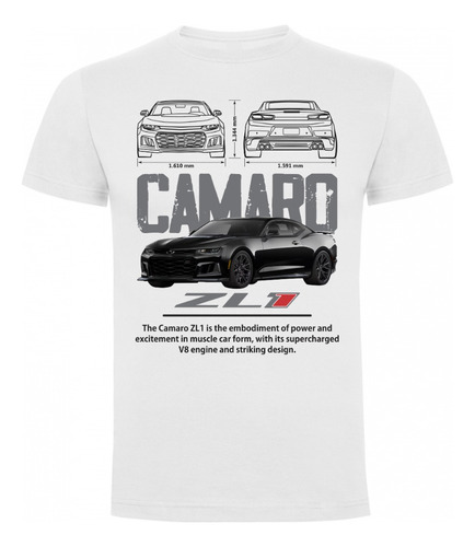 Polera De Algodon - Camaro Zl1 - Chevrolet 