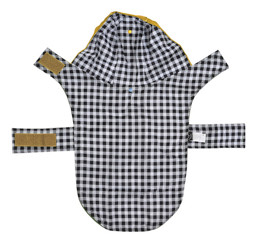 Impermeable Poncho Lluvia Para Perros Con Capucha Ch - Xxl Amarillo Grande