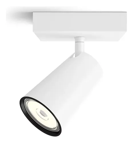 Foco Philips Pasley Spotlight Blanco X1 Gu10 Con Ampolleta