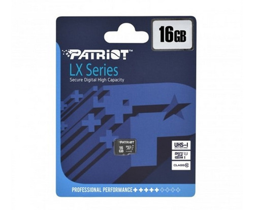 Imagen 3 de 3 de Memoria Micro Sd 16gb Clase 10 Patriot LX Series