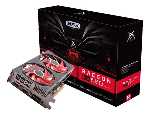 Tarjeta de video AMD XFX  Radeon RX 500 Series RX 550 RX-550P4PFG5 4GB