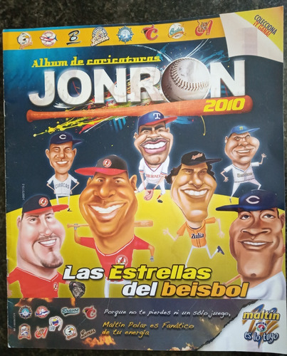 Álbum De Caricaturas Jonrón 2010 Sin Cromos