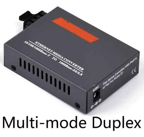 Transceiver Fibra-dual Sc Full-duplex Gigabit Mono-modo 20km