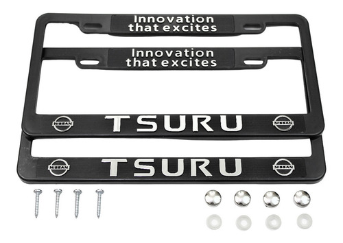 Porta Placas Tsuru Nissan Auto Cubre Pijas Kit #38