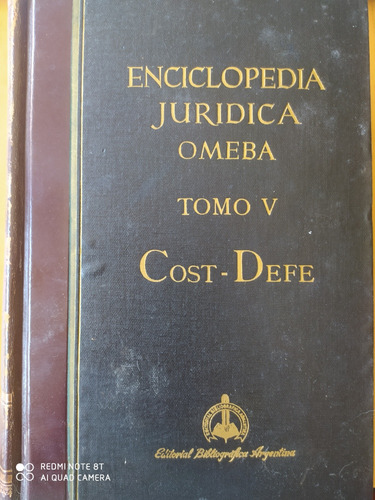 Enciclopedia Jurídica Omeba Tomo 5