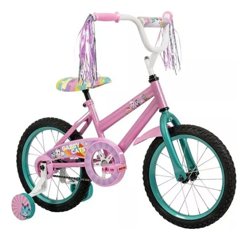 Bicicleta Huffy R16 Gabby's Dollhouse Rosa Rosa 16