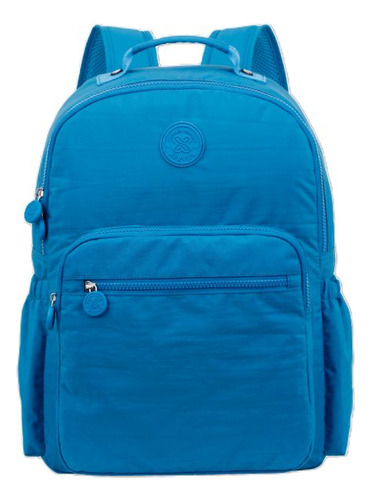 Mochila Costas G 2 Comp Escolar Juvenil Trendy Colors Xeryus Cor Azul