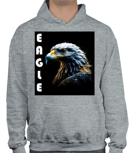 Sudadera Con Gorro Diseño Eagle - Aguila - Moda