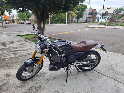 Moto Negra Con Barras Amarillas, Sin Adeudos Y Al 100