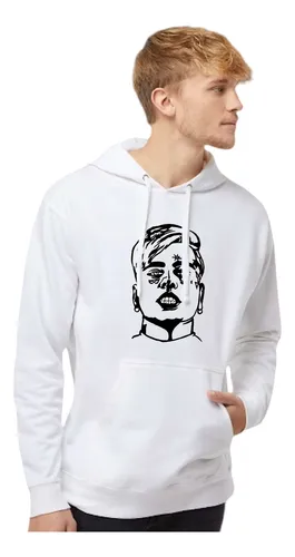 Buzo Canguro Duki - Blanco Unisex - Aesthetic Moda Musica